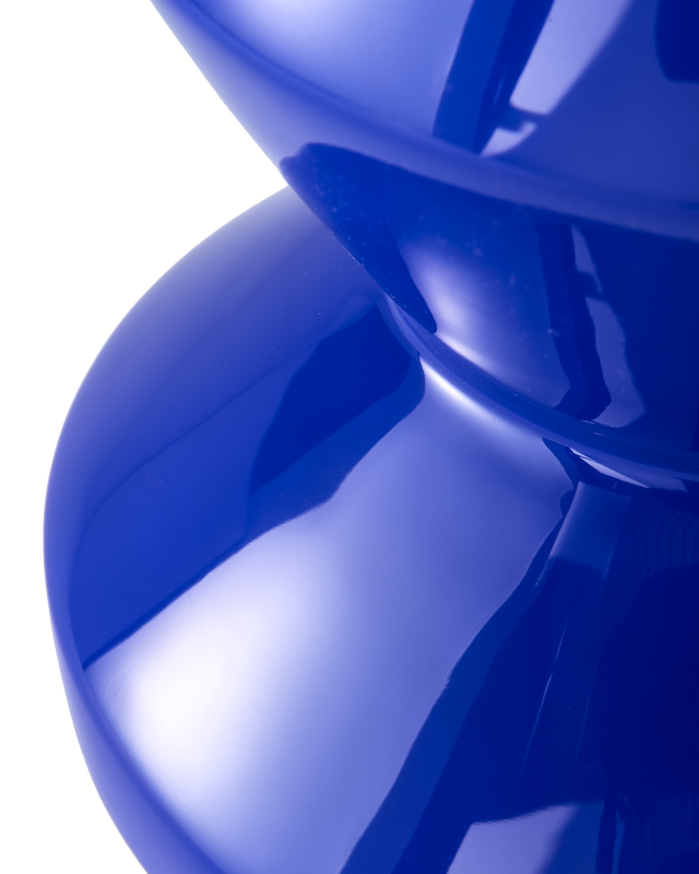 Pols Potten Zig Zag Kruk Dark Blue