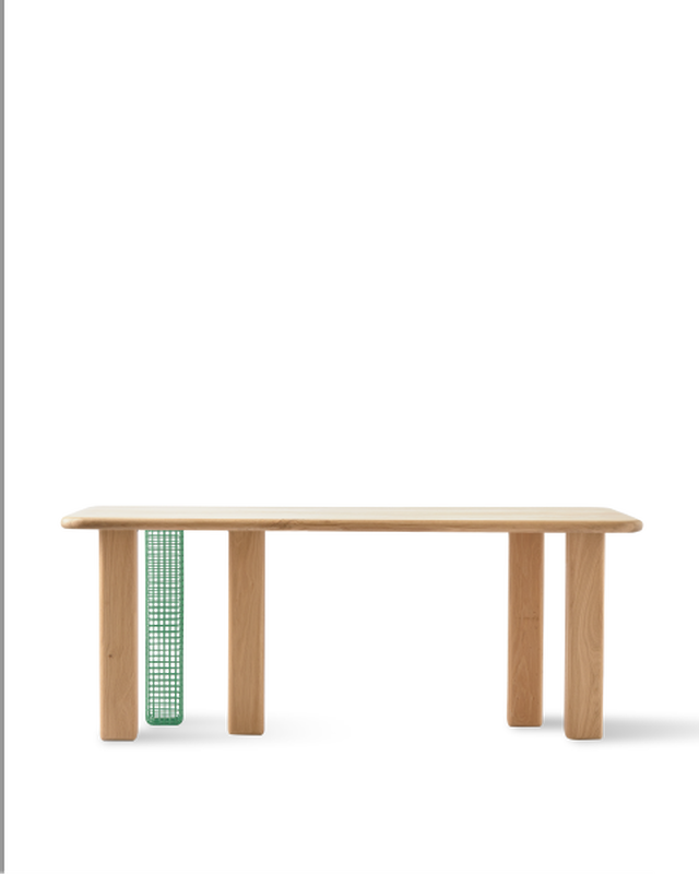 pols potten Stilts Rechthoekige Diner Tafel Dark brown