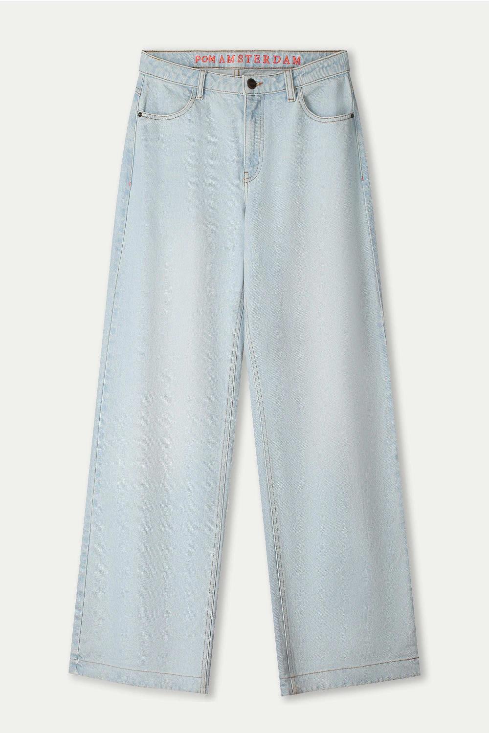 pom amsterdam JEANS Baggy Wide Leg Ultra Light Blue