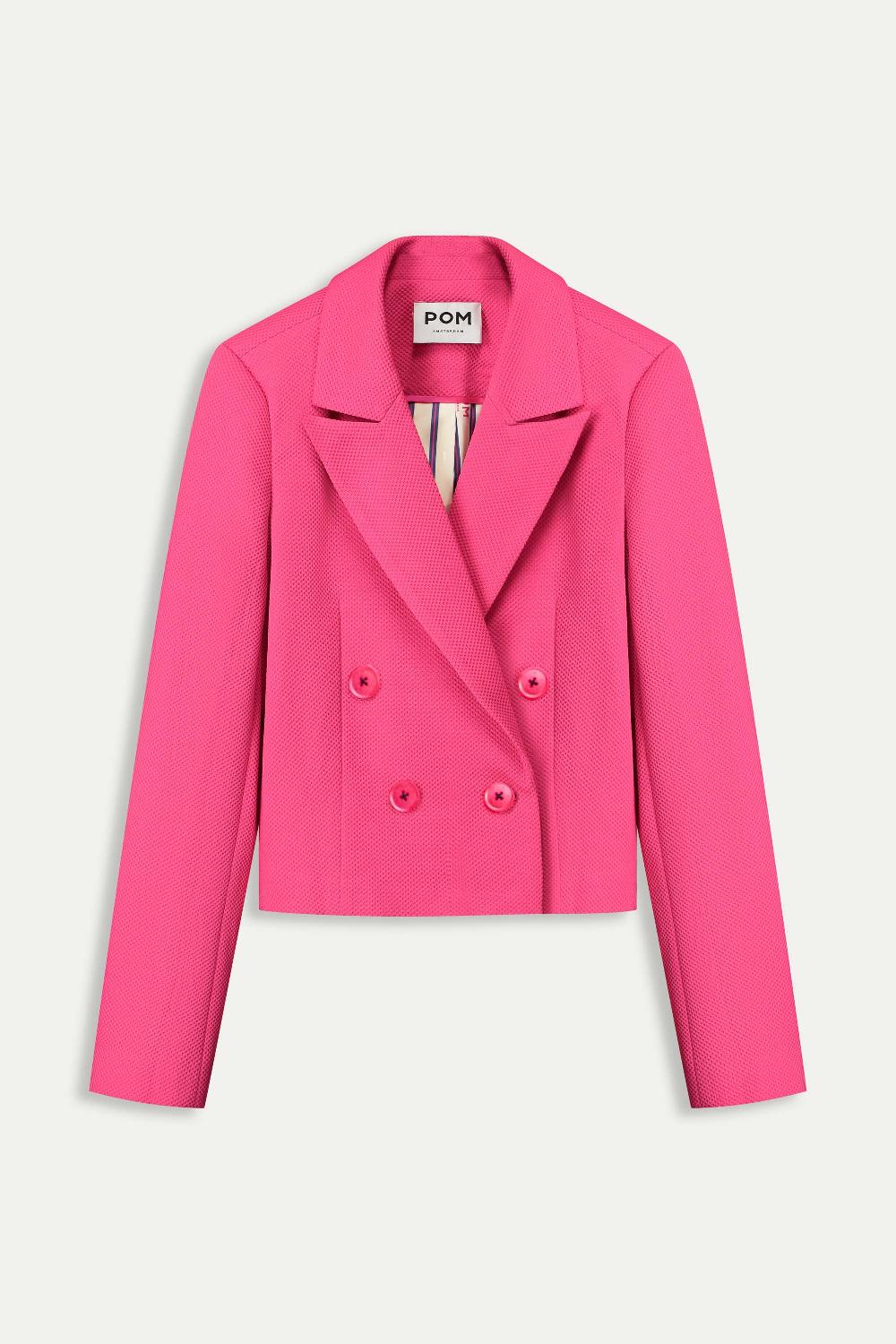 pom amsterdam BLAZER Short Vibrant Pink