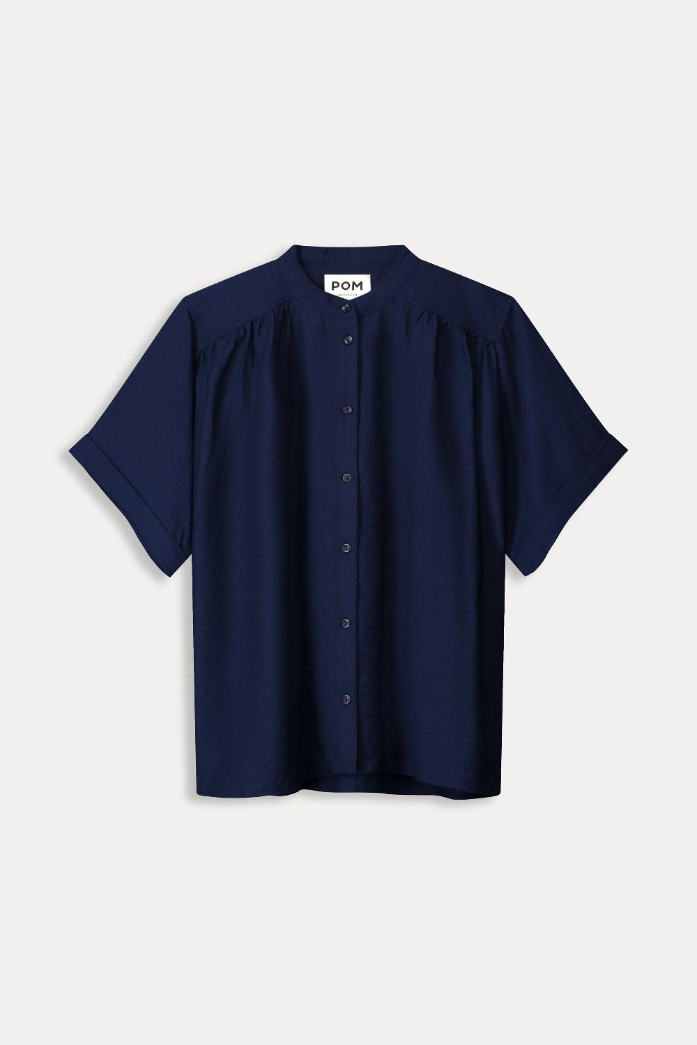 pom amsterdam BLOUSE Deep Dark Blue