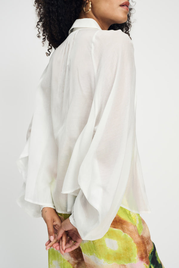Pom Amsterdam BLOUSE Lena Crispy White