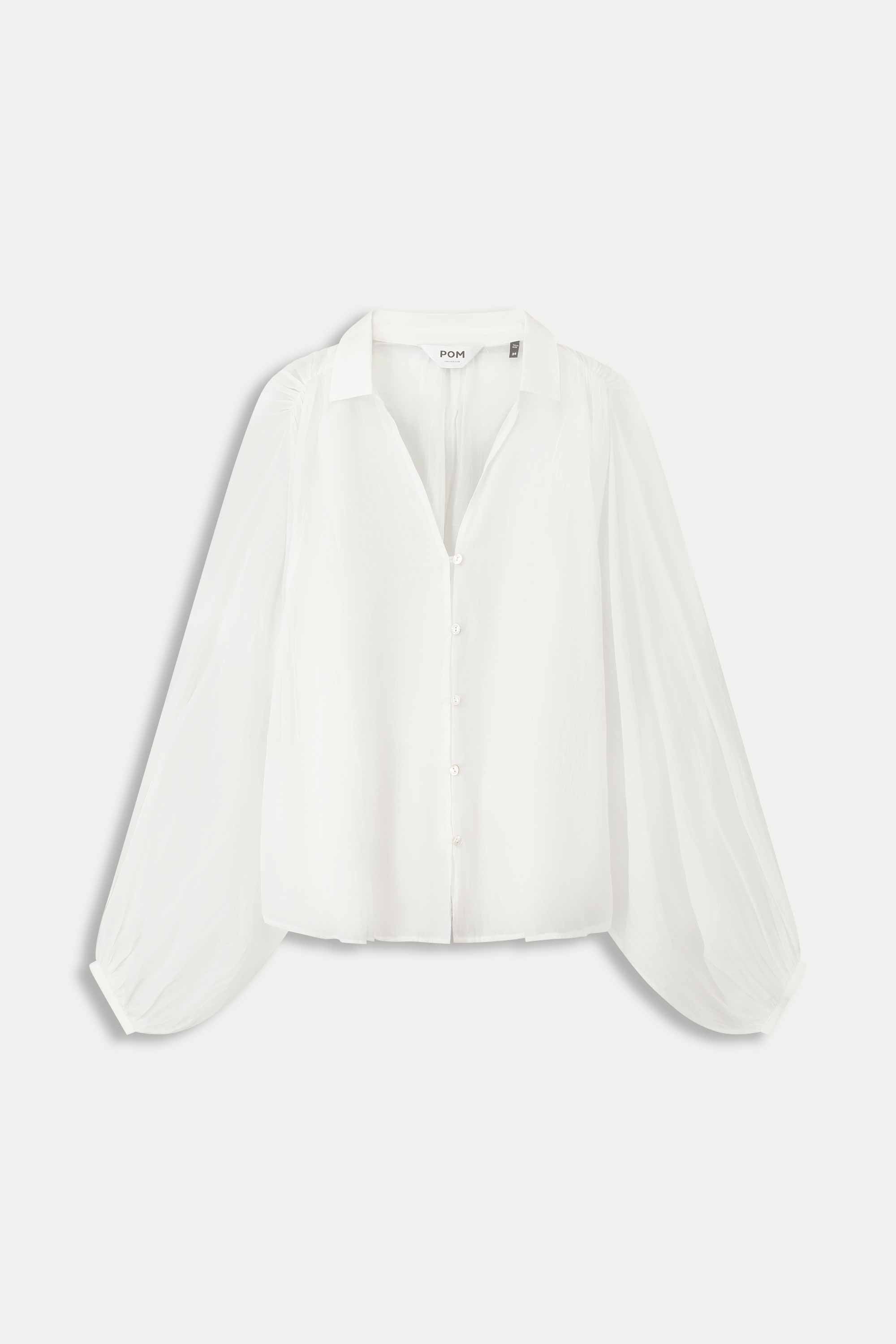 pom amsterdam BLOUSE Lena Crispy White