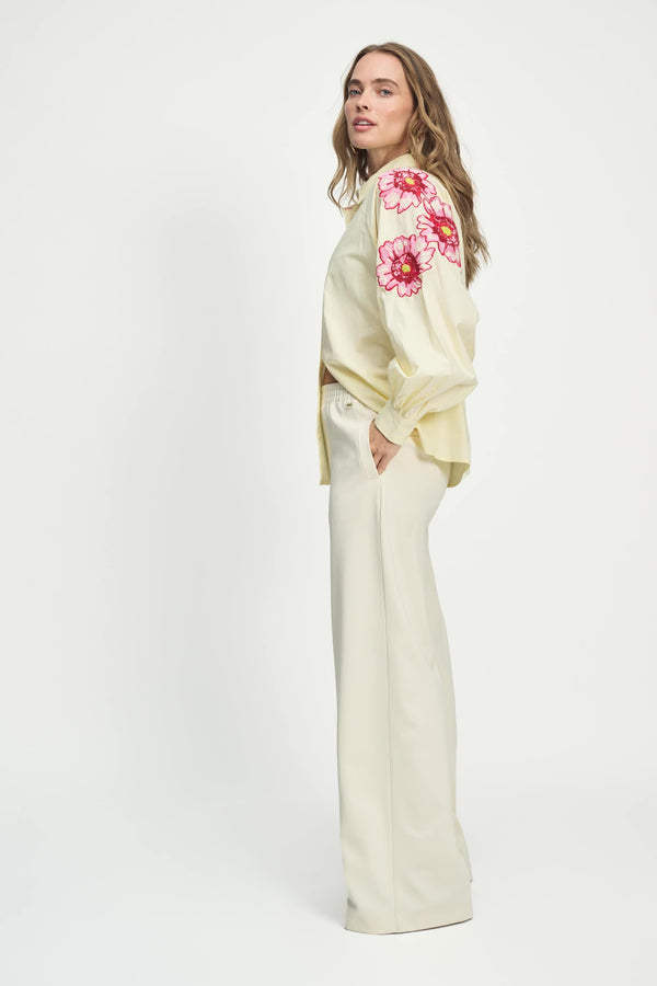 Pom Amsterdam BLOUSE Lexi Bouquet Cream
