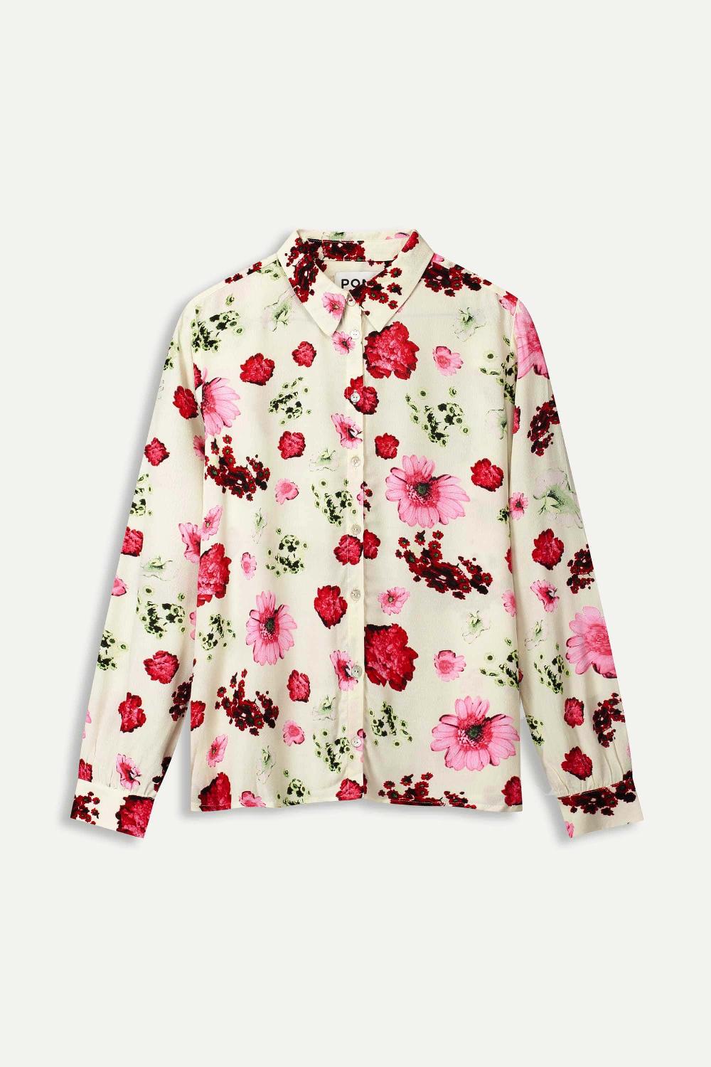 pom amsterdam BLOUSE Mila Bouquet Cream