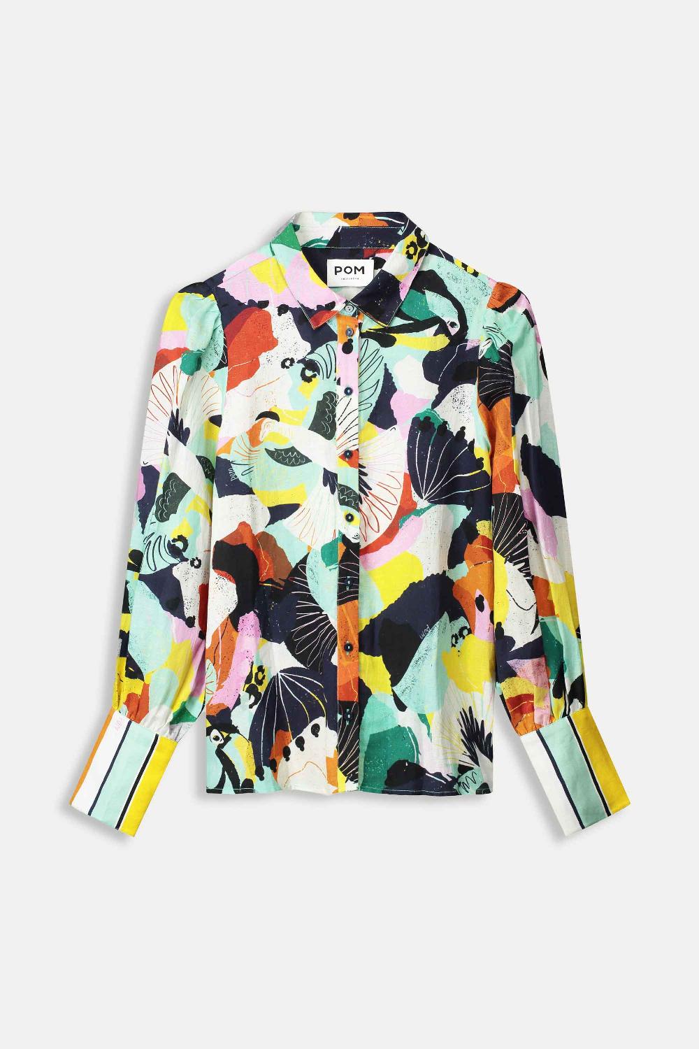 pom amsterdam BLOUSE Paradise Linen