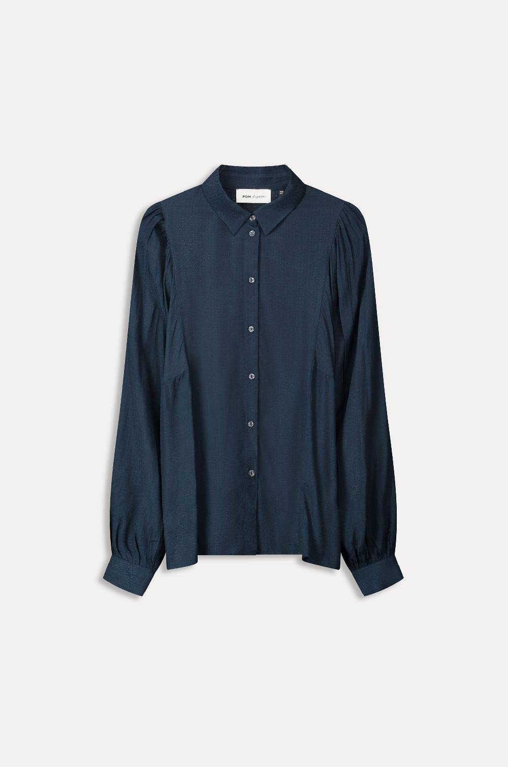 pom amsterdam BLOUSE Sparkle Blue