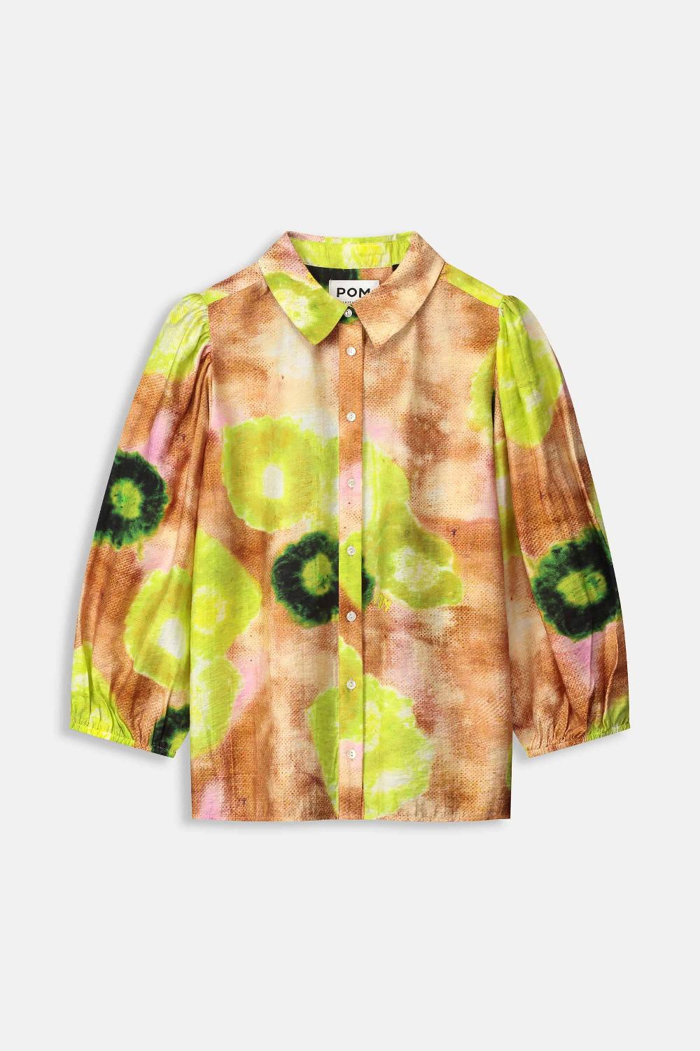 pom amsterdam BLOUSE Summer Bliss Lime