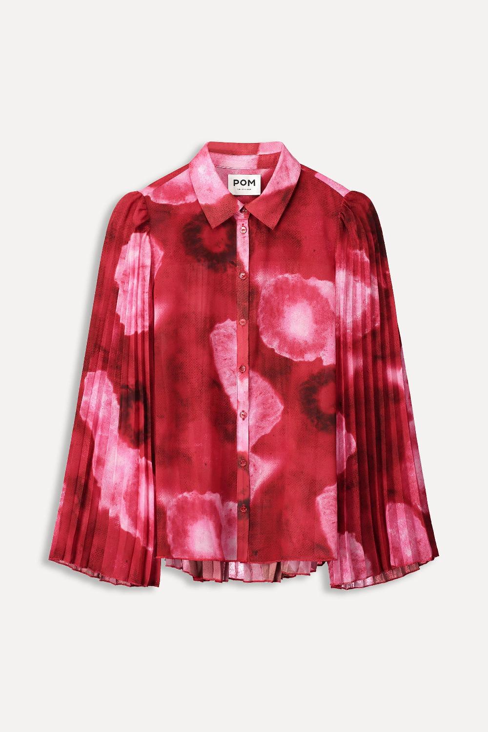 pom amsterdam BLOUSE Summer Bliss Red