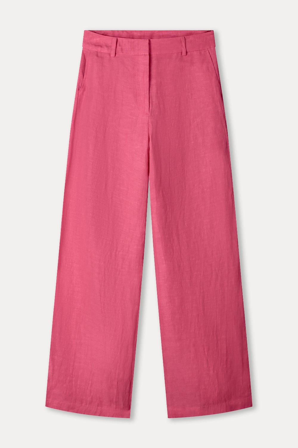 pom amsterdam BROEK Raspberry Linen