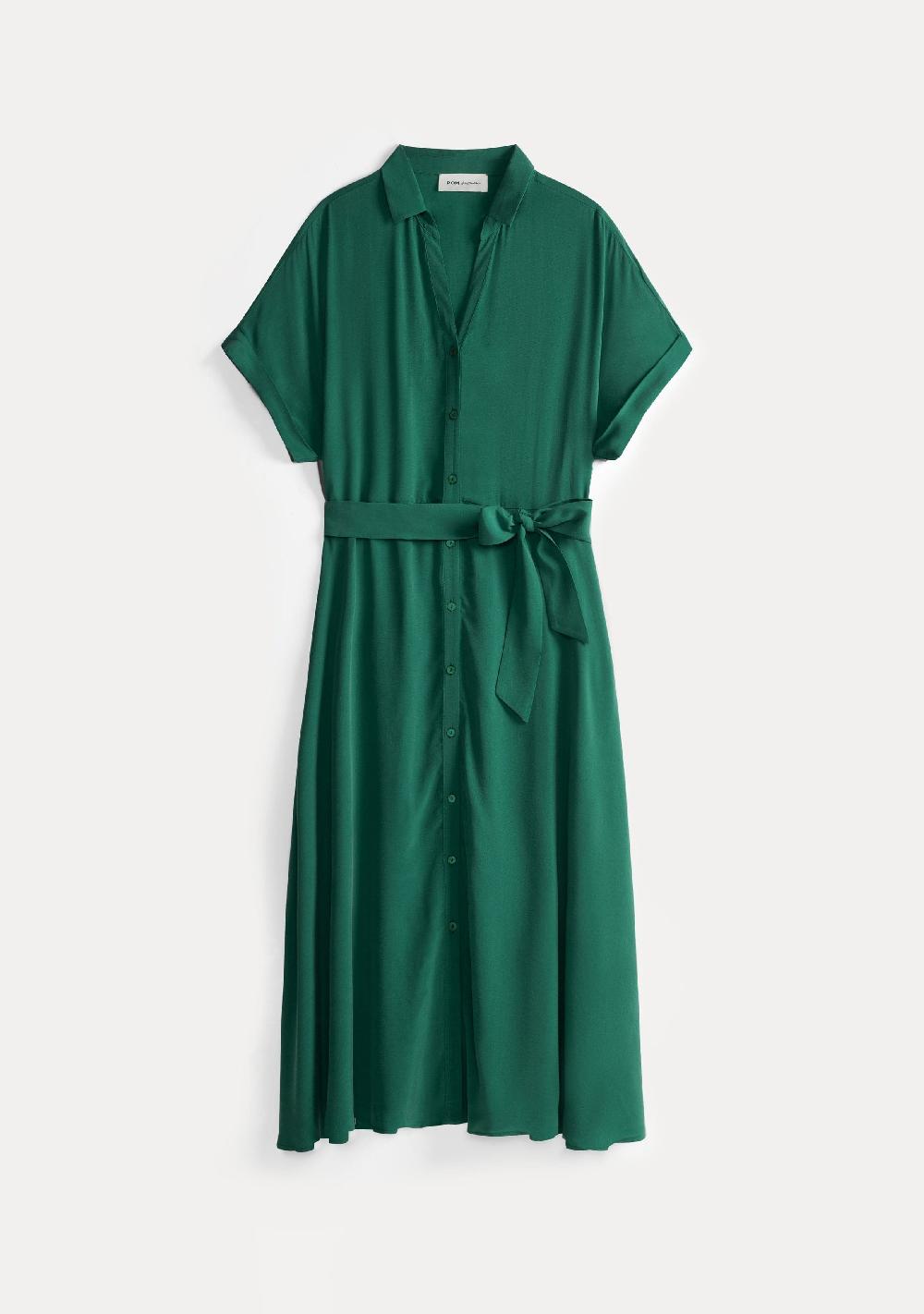 pom amsterdam DRESS Lynn Pacific Green