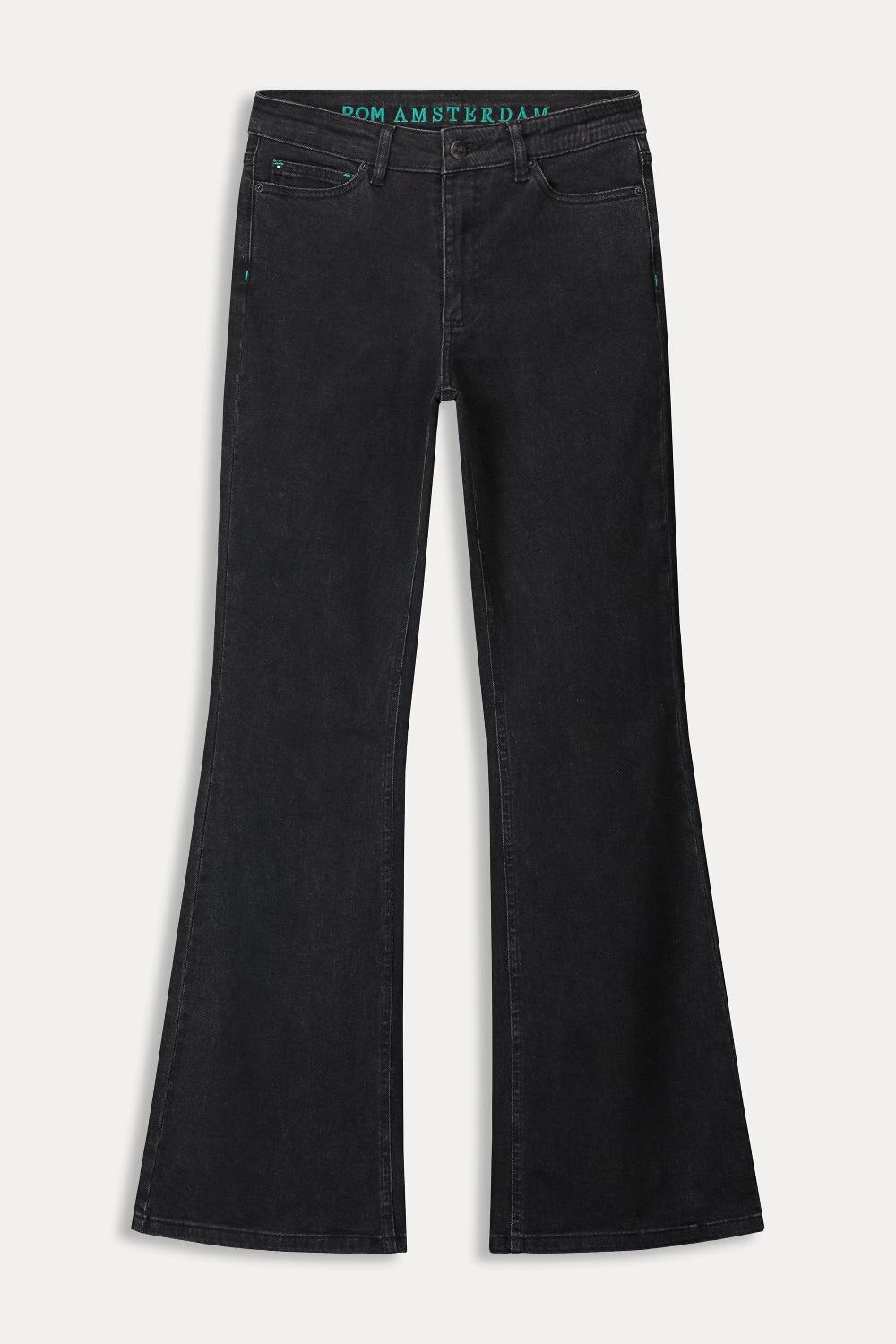 pom amsterdam JEANS Esmee Flare Vintage Black