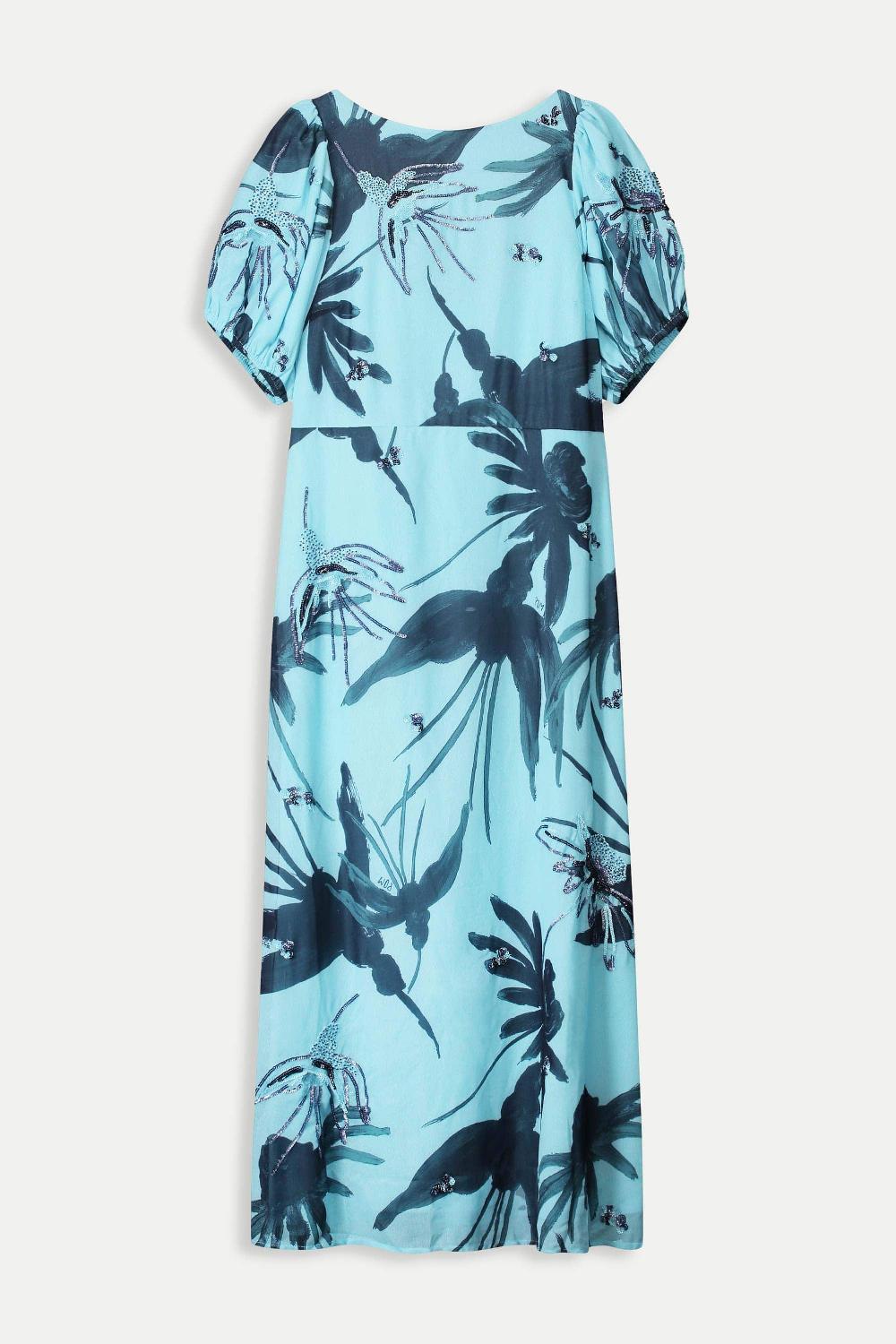 pom amsterdam JURK Artisan Blue Sequins