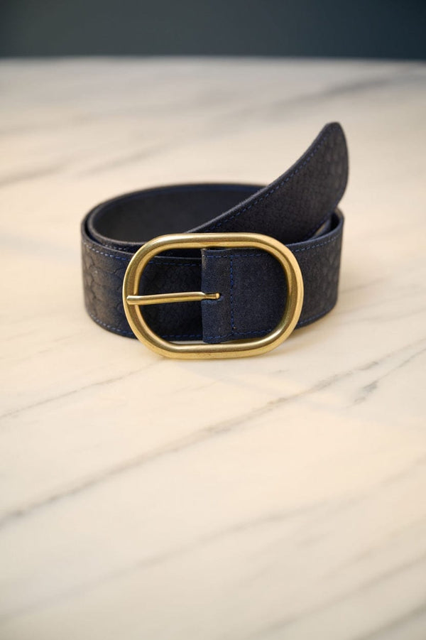 Pom Amsterdam RIEM Olivia Suede Navy
