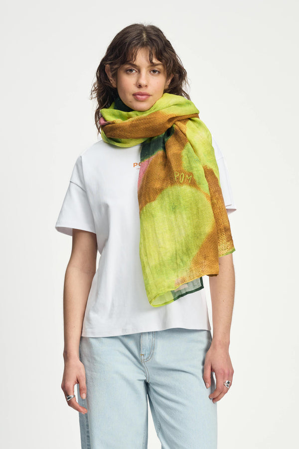 Pom Amsterdam SJAAL Summer Bliss Lime Linen