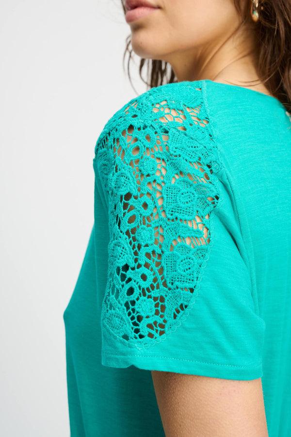 Pom Amsterdam T-SHIRT Ellen Fresh Green