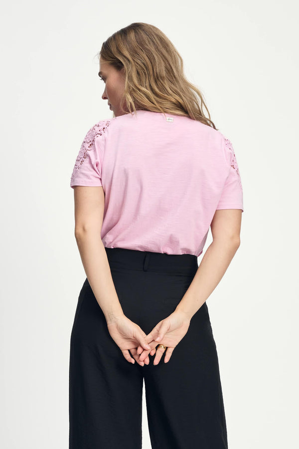 Pom Amsterdam T-SHIRT Ellen Rose Pink