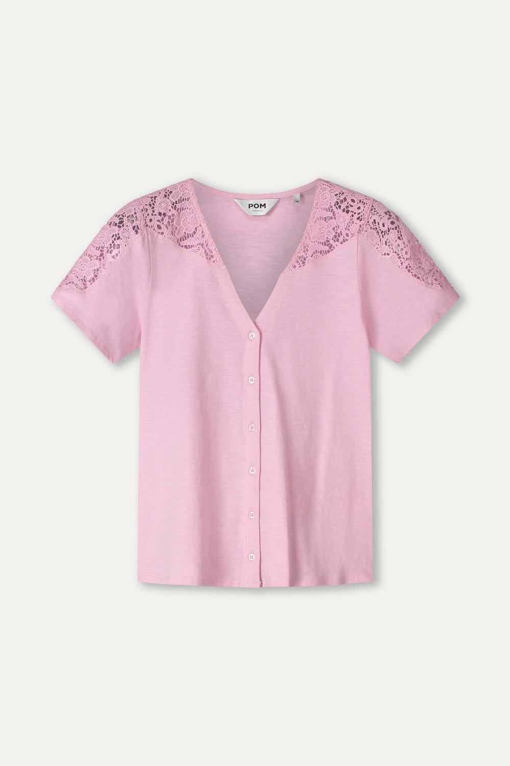 pom amsterdam T-SHIRT Ellen Rose Pink