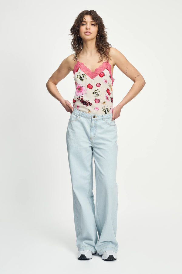 Pom Amsterdam TOP Cami Bouquet Cream