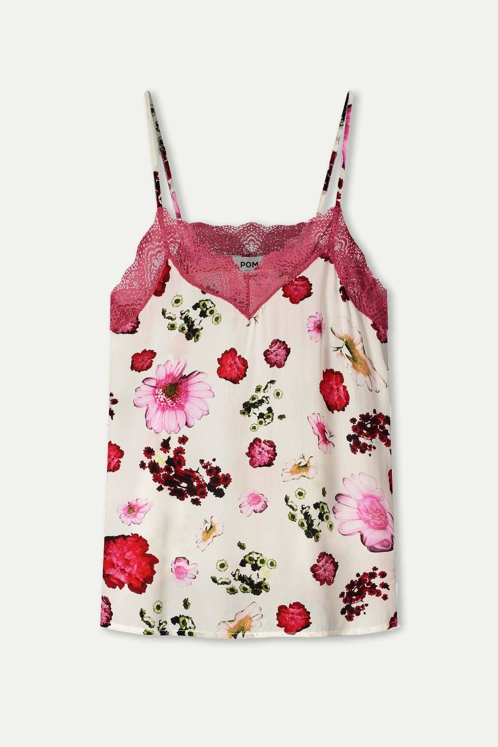 pom amsterdam TOP Cami Bouquet Cream
