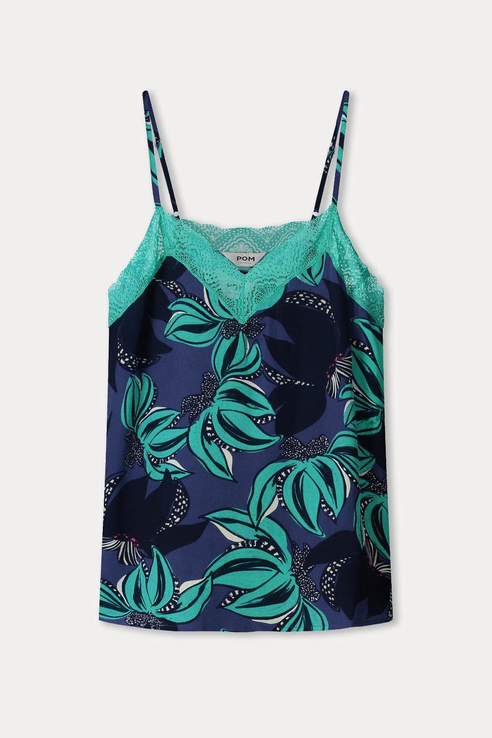 pom amsterdam TOP Cami Delicacy Green