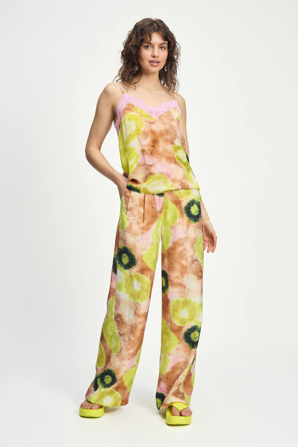 Pom Amsterdam TOP Cami Summer Bliss Lime