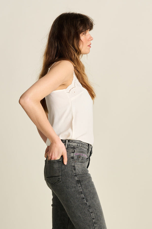 Pom Amsterdam TOP Emmi Ecru