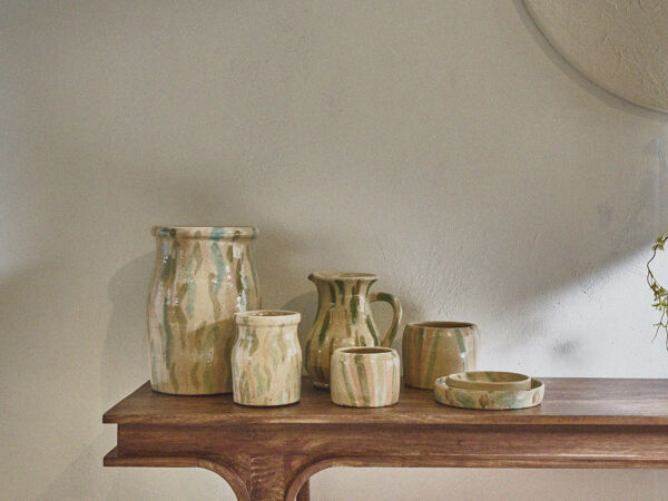 Pomax ALEXANDRIA - Vaas - Terracotta - DIA 16 5 X H 17 Cm - Mix Van Kleuren