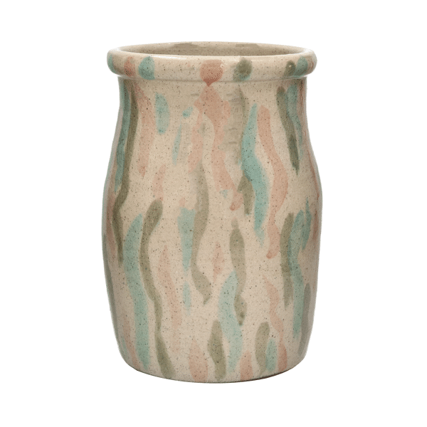 pomax ALEXANDRIA - vaas - terracotta - DIA 26 x H 40 cm - mix van kleuren pomax ALEXANDRIA - vaas - terracotta - DIA 26 x H 40 cm - mix van kleuren