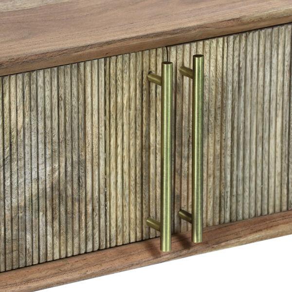 Pomax ALFREDO - Kast - Mango Hout - L 120 X W 40 X H 46 Cm - Naturel