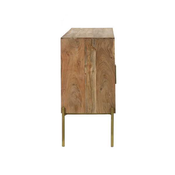 Pomax ALFREDO - Kast - Mango Hout - L 80 X W 40 X H 85 Cm - Naturel