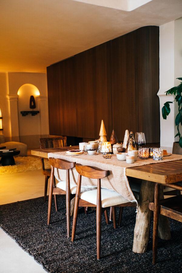 Pomax ALICE - Laagpolig Tapijt - Wol - L 350 X W 250 Cm (+ - 7 Cm ) - Bruin