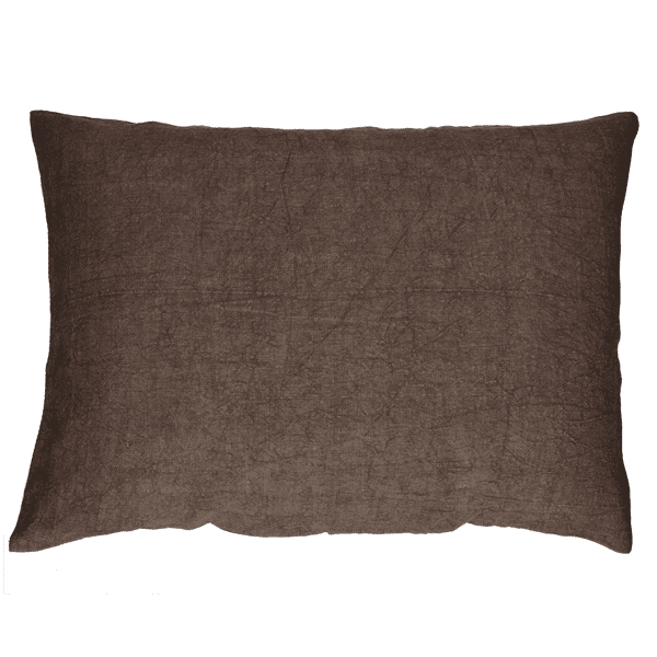 pomax ALPHA BASICS - kussen - linnen - L 70 x W 50 cm - bruin pomax ALPHA BASICS - kussen - linnen - L 70 x W 50 cm - bruin