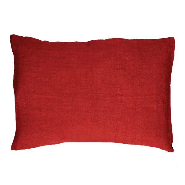 pomax ALPHA BASICS - kussen - linnen - L 70 x W 50 cm - klaproos pomax ALPHA BASICS - kussen - linnen - L 70 x W 50 cm - klaproos