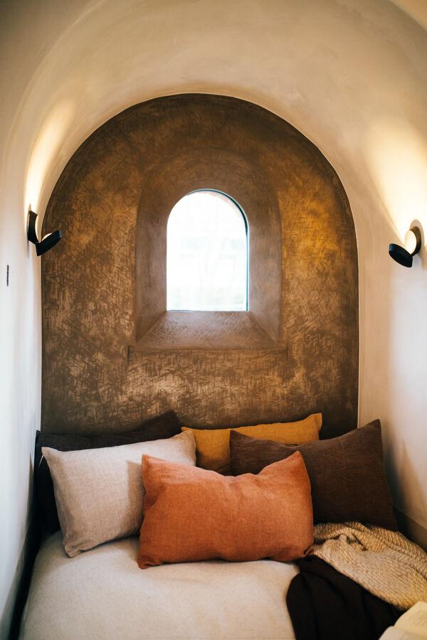 Pomax ALPHA BASICS - Kussen - Linnen - L 70 X W 50 Cm - Naturel