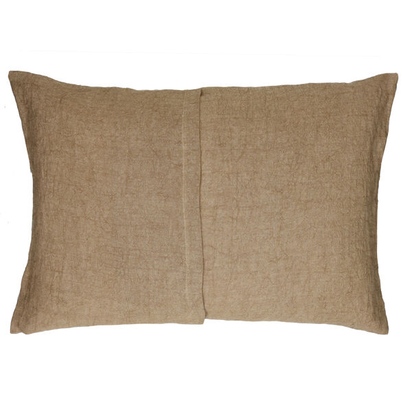Pomax ALPHA BASICS - Kussen - Linnen - L 70 X W 50 Cm - Oker