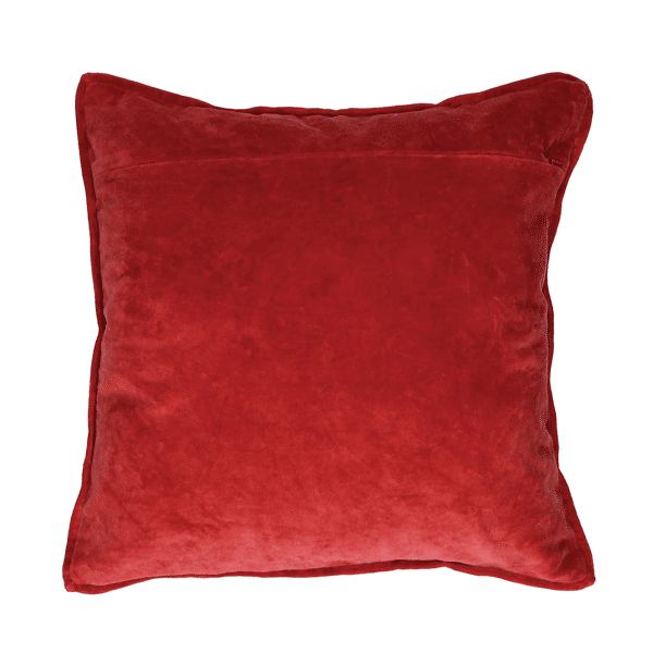 Pomax ALPHA OPPOSITES - Kussen - Linnen / Velvet - L 45 X W 45 Cm - Kaneel