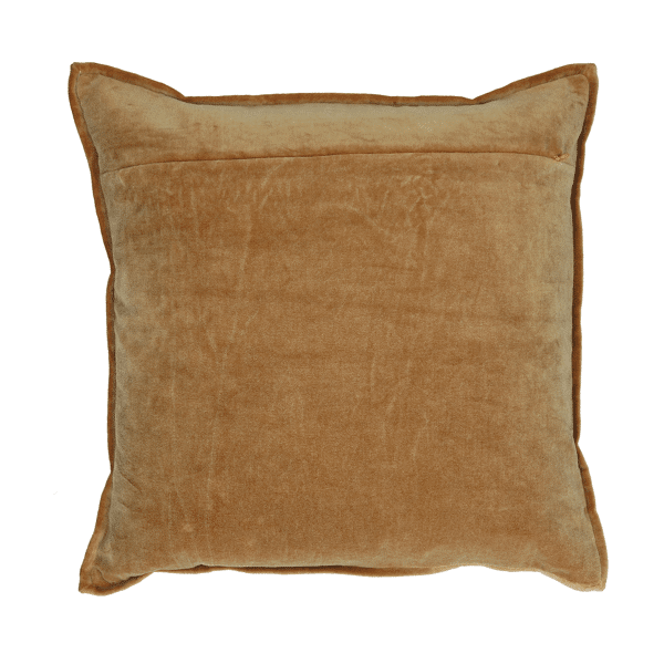 Pomax ALPHA OPPOSITES - Kussen - Linnen / Velvet - L 45 X W 45 Cm - Lavendel