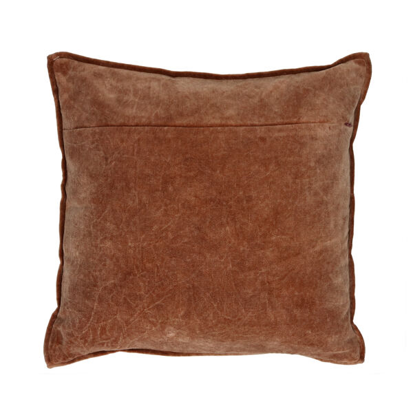 Pomax ALPHA OPPOSITES - Kussen - Linnen / Velvet - L 45 X W 45 Cm - Groen