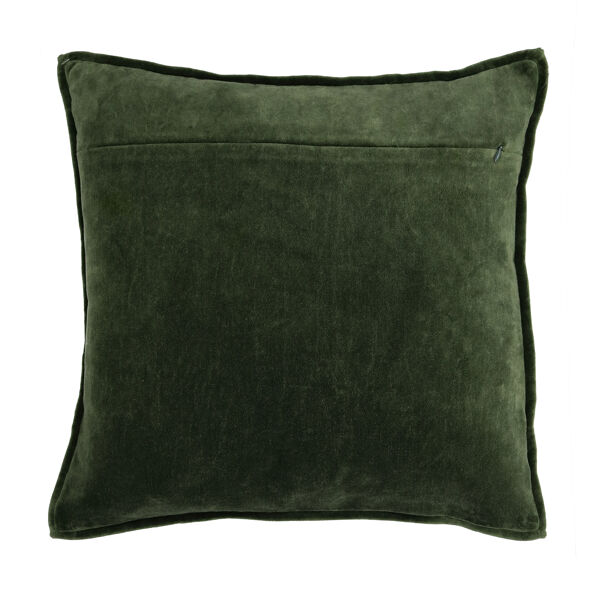 Pomax ALPHA OPPOSITES - Kussen - Linnen / Velvet - L 45 X W 45 Cm - Perzik