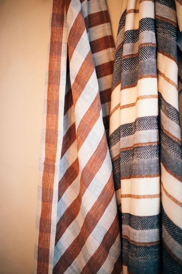 Pomax AMALIA - Tafelkleed - Linnen - L 250 X W 170 Cm - Rood