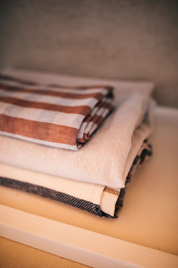 Pomax AMALIA - Tafelkleed - Linnen - L 300 X W 170 Cm - Rood