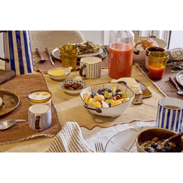 Pomax ANAFI - Mok - Porselein - L 12 3 X W 8 8 X H 6 8 Cm - Wit