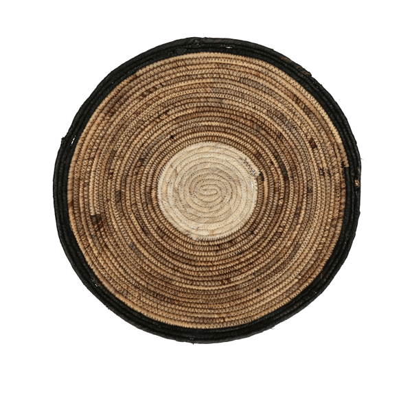 Pomax ARNO - Fruitmand - Waterhyacint - DIA 31 X H 10 Cm - Naturel