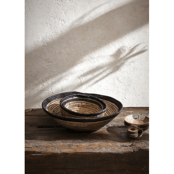 Pomax ARNO - Fruitmand - Waterhyacint - DIA 31 X H 10 Cm - Naturel