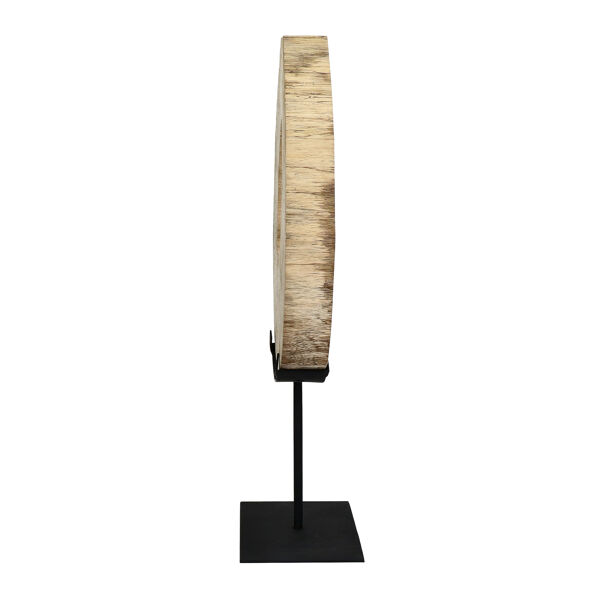 Pomax AVILLA - Deco Object - Hout / Metaal - L 25 X W 10 3 X H 42 5 Cm - Naturel