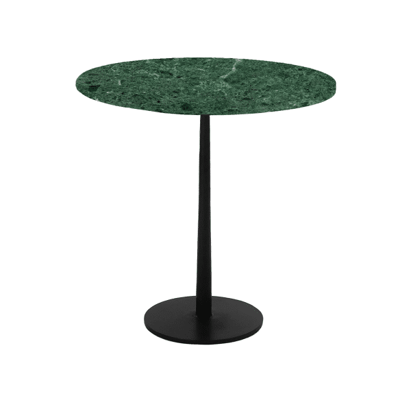 pomax BISTRO - tafel - marmer / metaal - DIA 70 x H 76 cm - groen