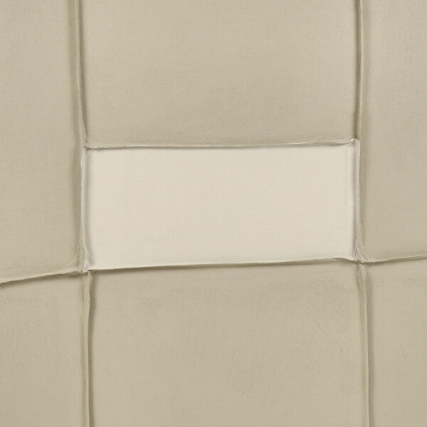 Pomax BLANCHE - Muur Deco - Canvas / Grenen Hout - L 80 X W 5 X H 100 Cm - Zandkleur