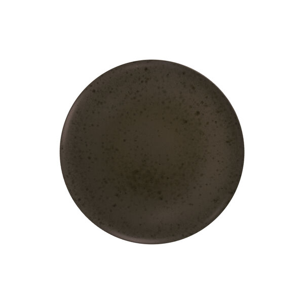 Pomax BOSQUE - Aperitiefbordje - Steengoed - DIA 13 X H 2 Cm - Bruin