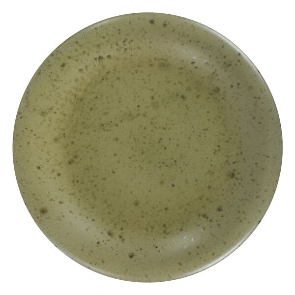 Pomax BOSQUE - Dinerbord - Steengoed - DIA 28 X H 3 Cm - Olijfgroen